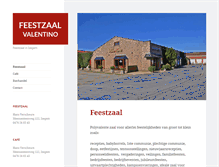 Tablet Screenshot of feestzaalvalentino.be